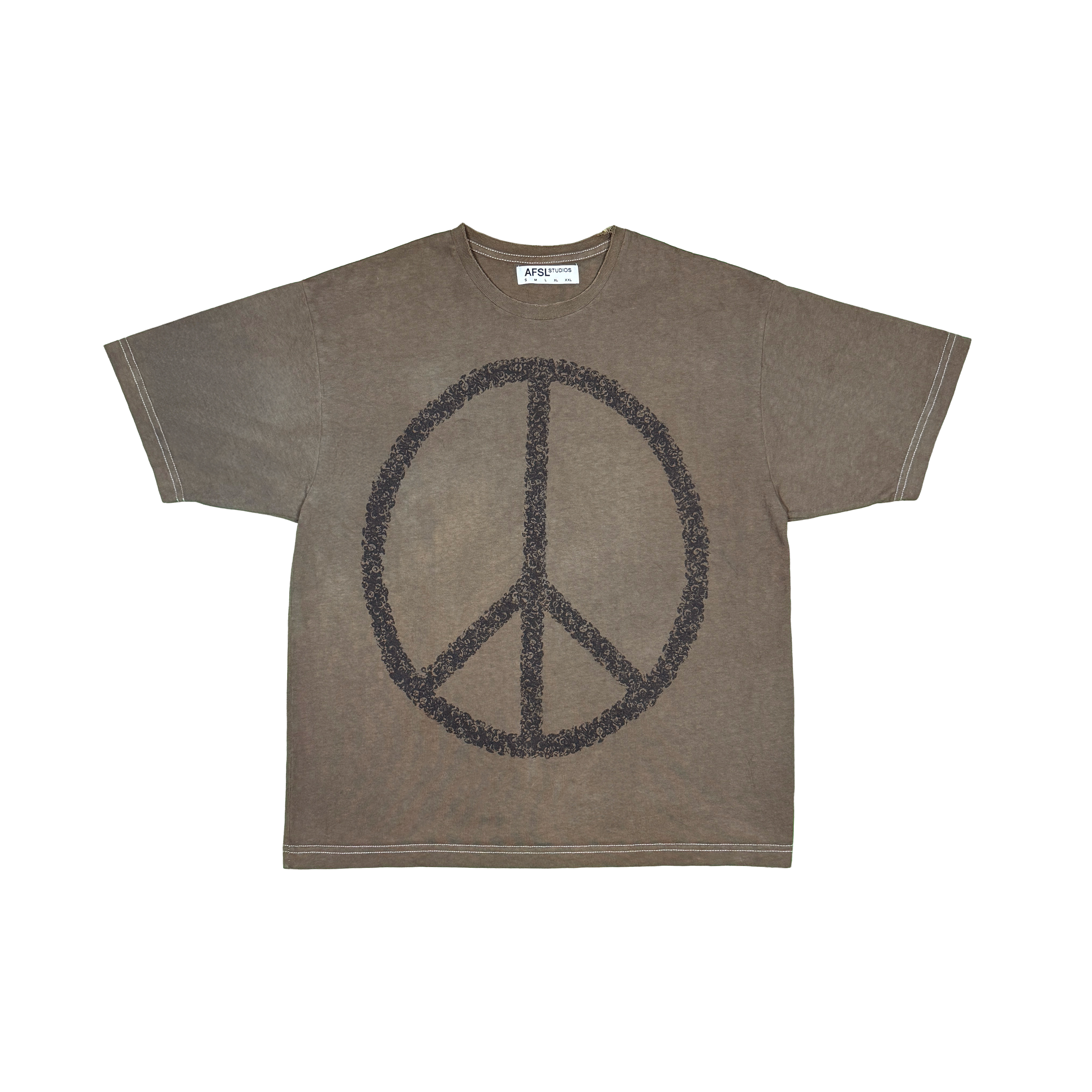 991 tee / brown