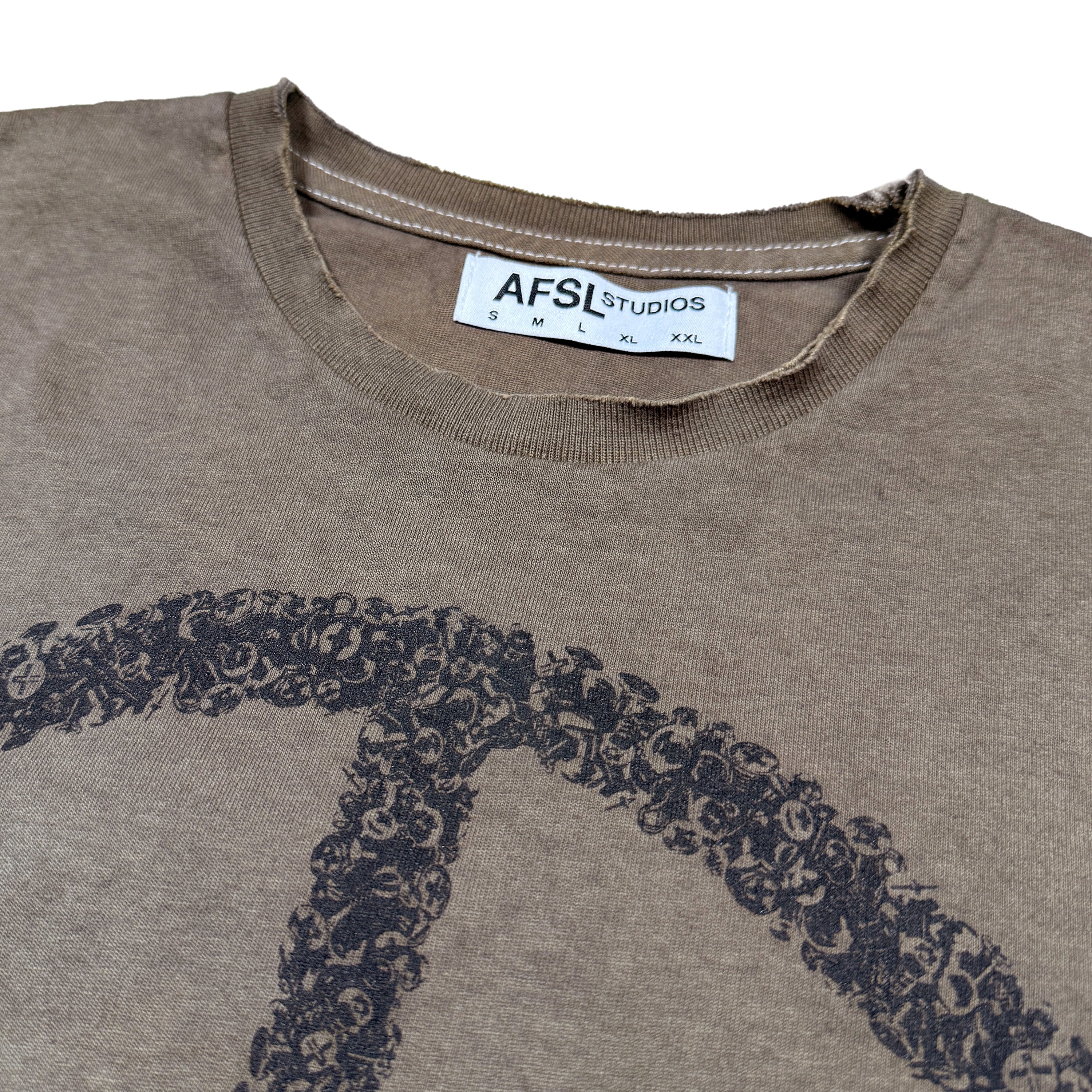 991 tee / brown