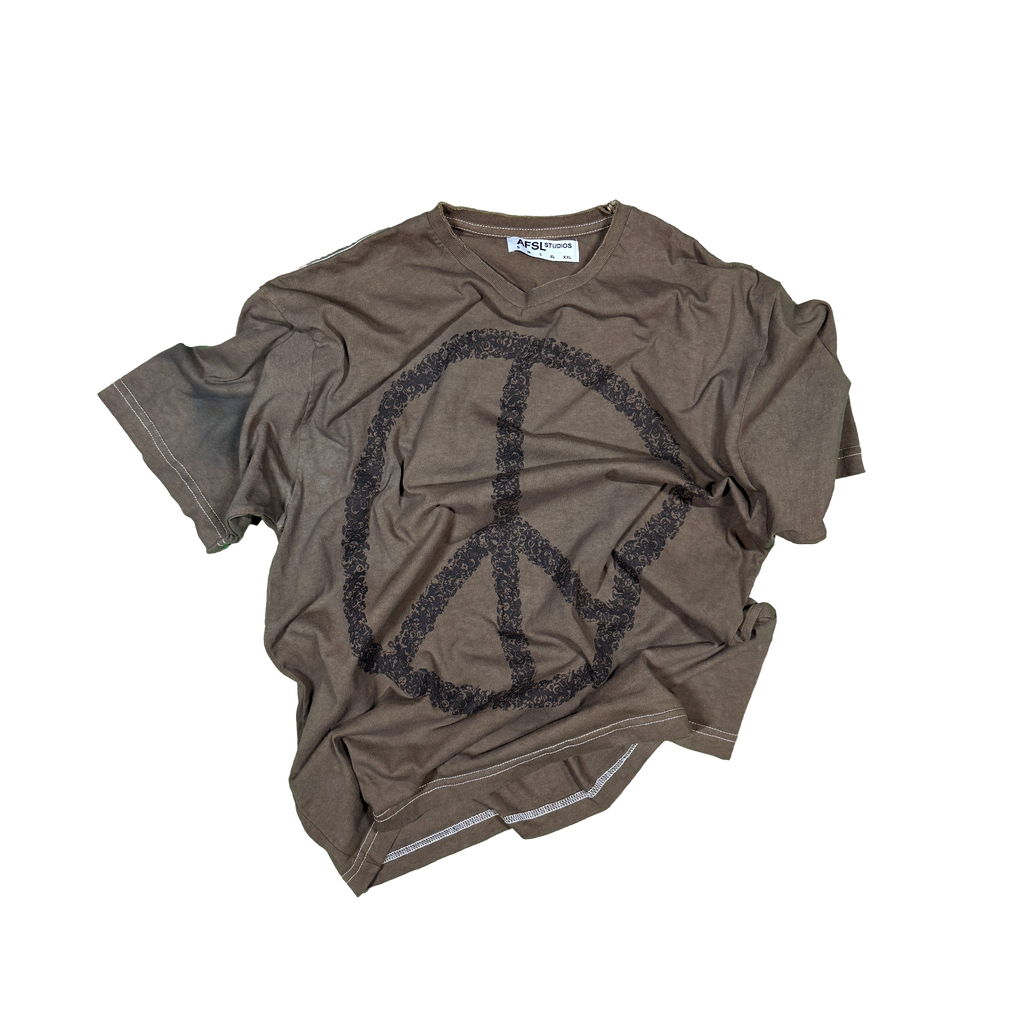 991 tee / brown