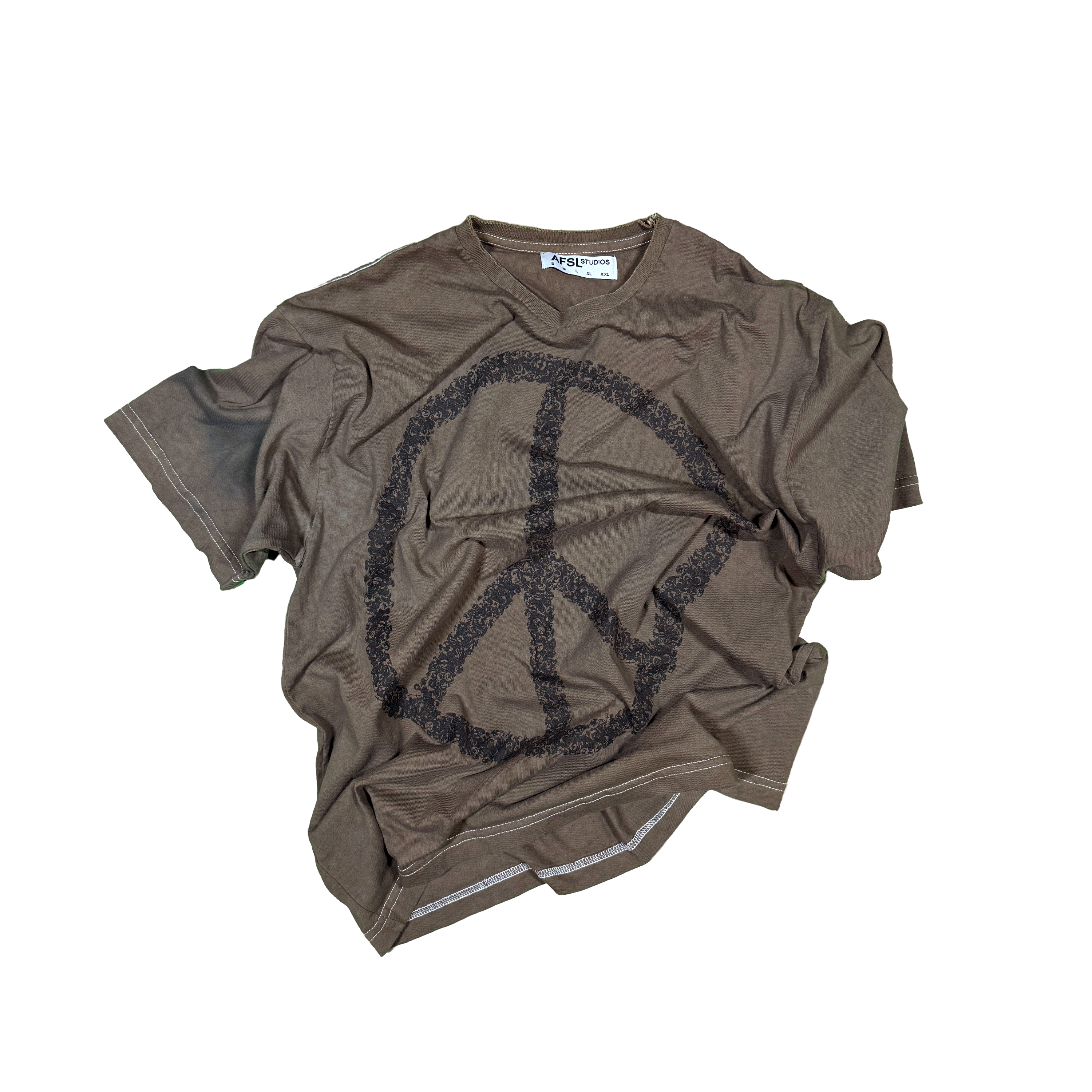 991 tee / brown